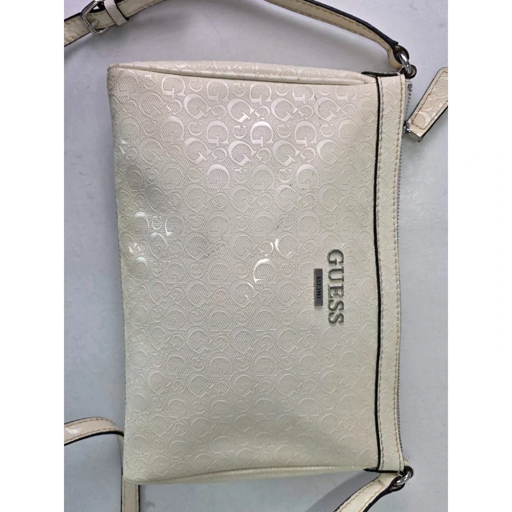 Guess‎ Purse White Cream Crossbody Handbag Shoulder Bag Purse BB508814